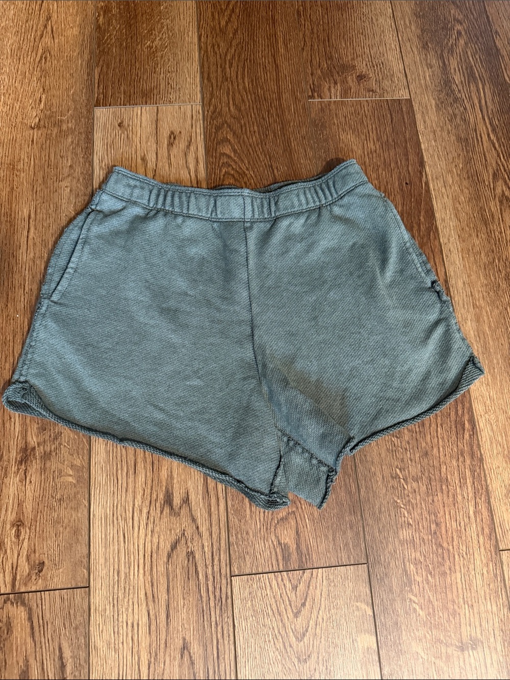 aerie Olive Green Athletic Lounge Shorts